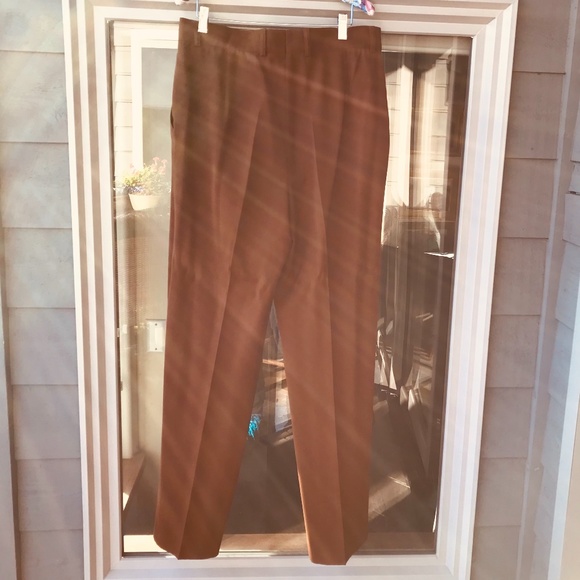 Vintage Escada gabardine dress slacks, pleated, 42/12 - Picture 4 of 6